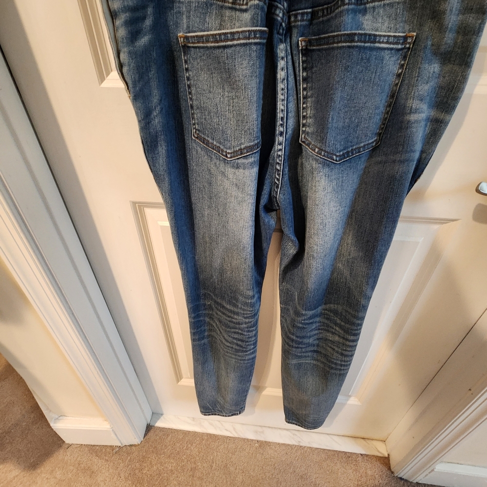 Madewell Blue Denim Jeans Overalls - Picture 5 of 14
